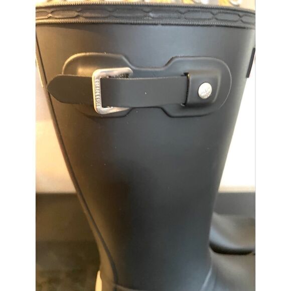 Hunter Rain Boots Kids Classic Original Tall Big Kid Size 3G/2B Matte Black NEW - Picture 4 of 10